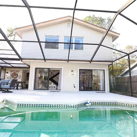 Luxury Home Pool- Ideal Paradise To Play & Work Tampa Exterior photo